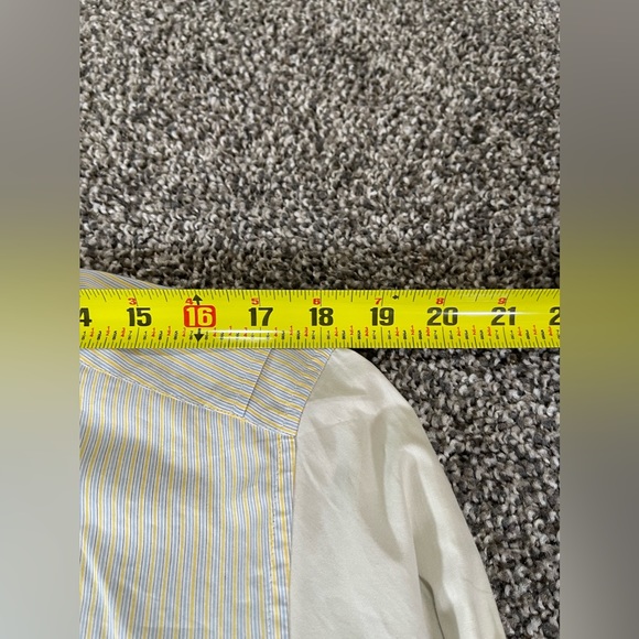 Miu Miu Mens Size Medium 42/16.5 Button Up Shirt Round Collar Cotton Cupro Blend - Picture 12 of 14